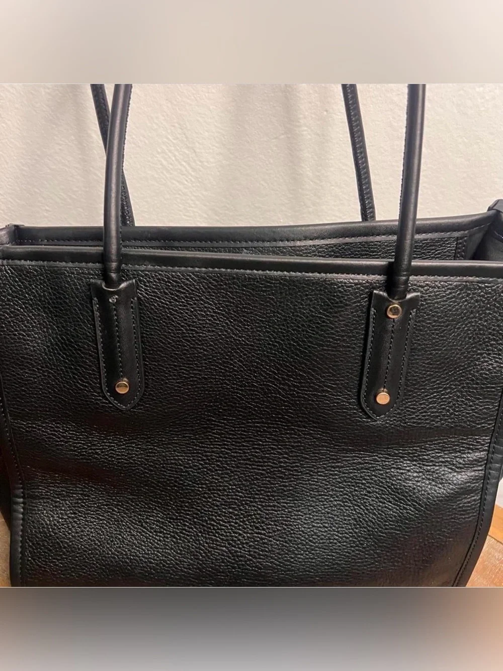 Kate Spade New York Black Leather Tote with Matching Wallet